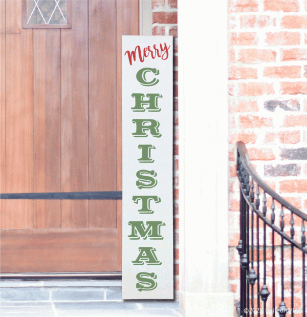 1029-27 Porch Merry Christmas