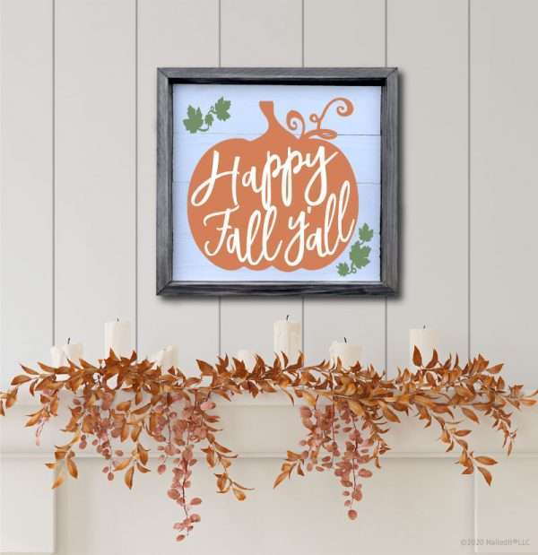 4014 Happy Fall Y'all Pumpkin