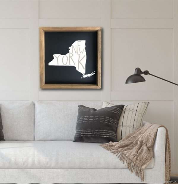 8311 New York State w/ Words