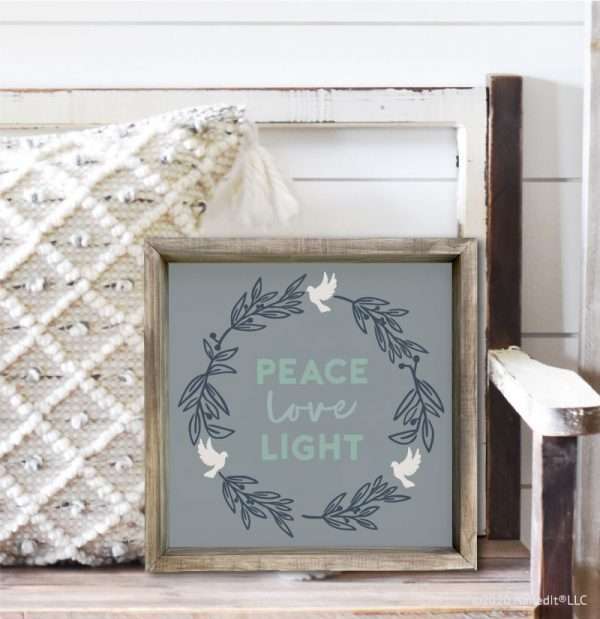 1049 Peace Love Light