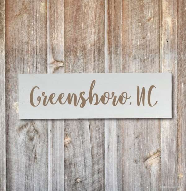 LC0510 Greensboro Script City Name