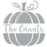 Pumpkin family name unframed