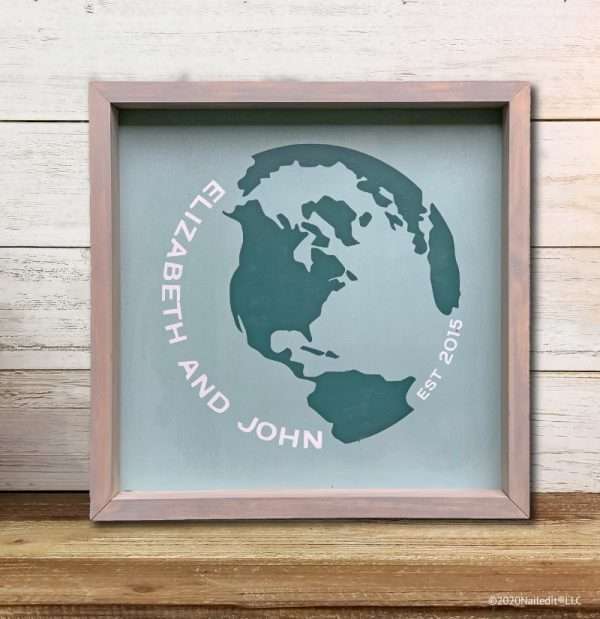 5170 Personalized World Map