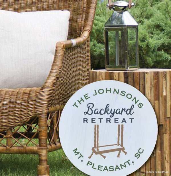 3058 Backyard Retreat Swing