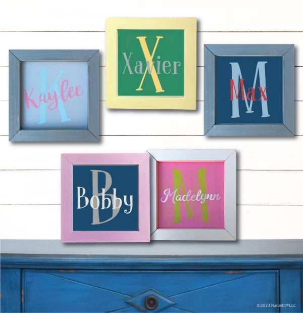 SP137 Framed Name and Initial Youth Party