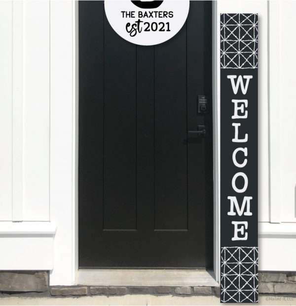 5497 Welcome Modern Boho Giant Plank