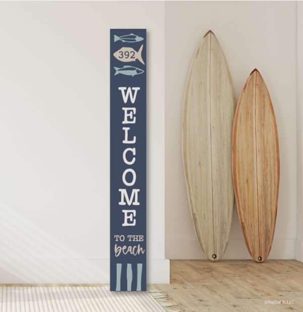 5501 Fish Welcome to the Beach