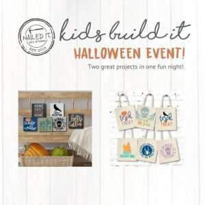 Kids Build It | Trick or Treat Bag & 5x5 Halloween Block 10/23