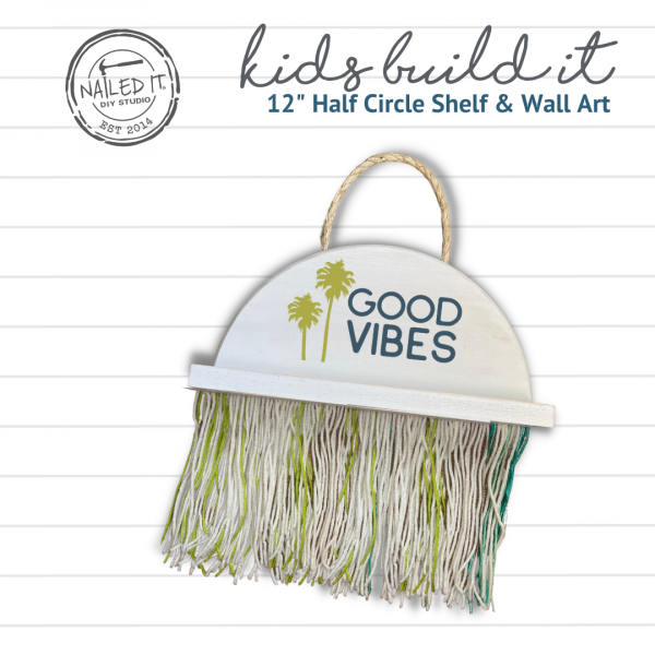 Kids Build It | Wood and Yarn Wall Hanging