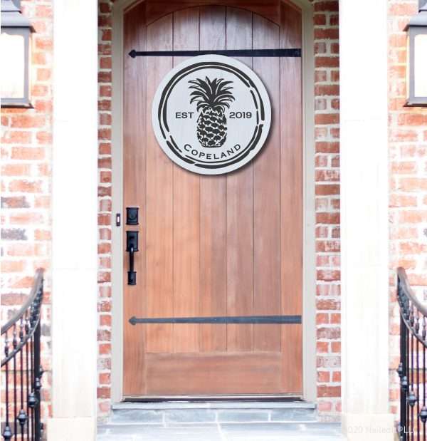 R5352C Pineapple Stamped Frame Year Name