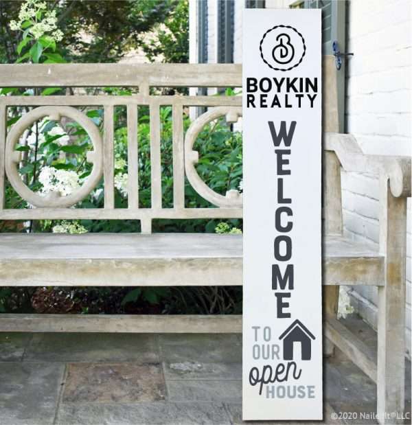 R0008 Welcome to our Open House Porch Plank