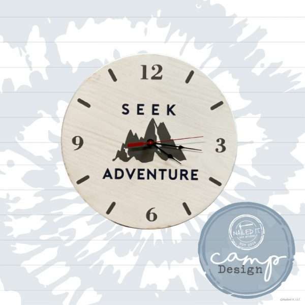 CP107-Tick Tock Clock 12"Round