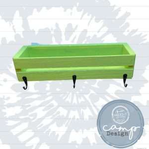 CP112 Cubby Shelf with Hooks