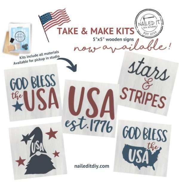TM203 Patriotic Take and Make 5x5