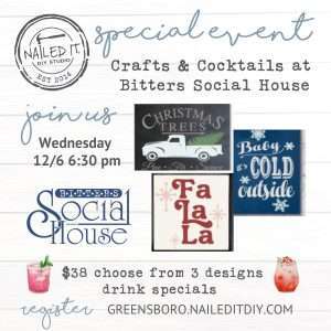 Crafts & Cocktails at Social House 12/6