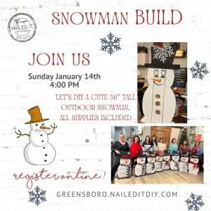 Snowman Build 1/14