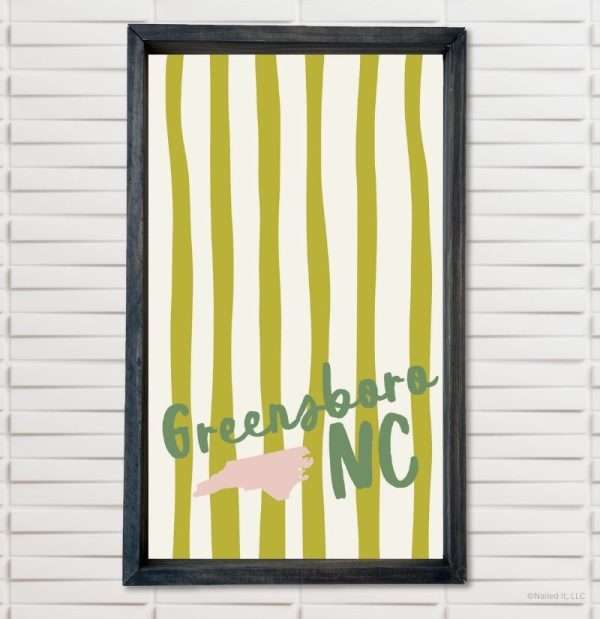3105 Greensboro, NC City Stripes